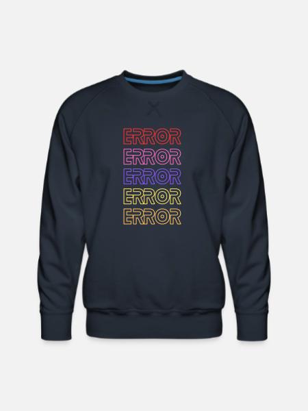 Error - Men's Premium Sweatshirt - navy