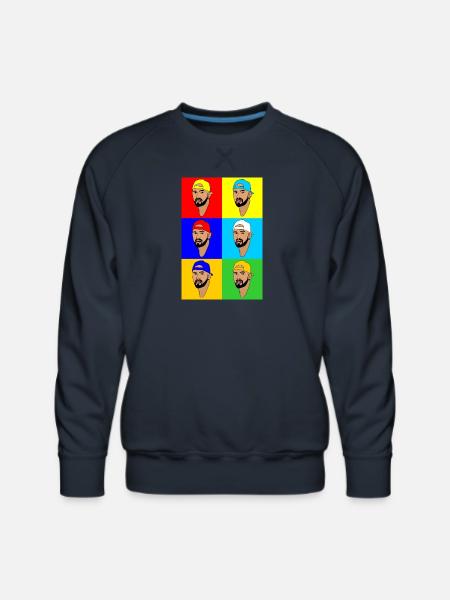 Nick Kyrgios - Men's Premium Sweatshirt - navy