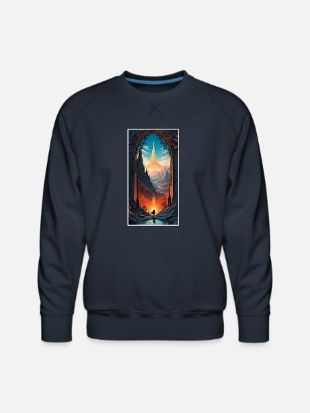 Fantastic Journey - Men's Premium Sweatshirt - navy