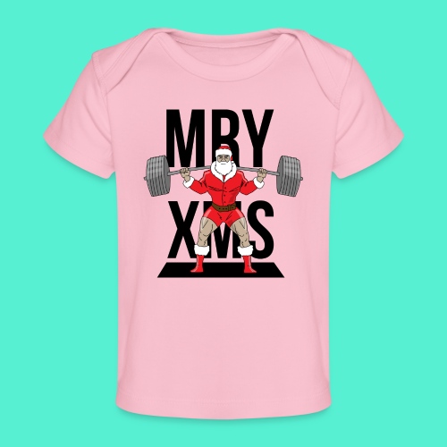 Santa lifts - Baby Organic T-Shirt