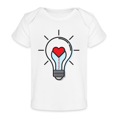 FUMCSD Heart Light Bulb - Baby Organic T-Shirt