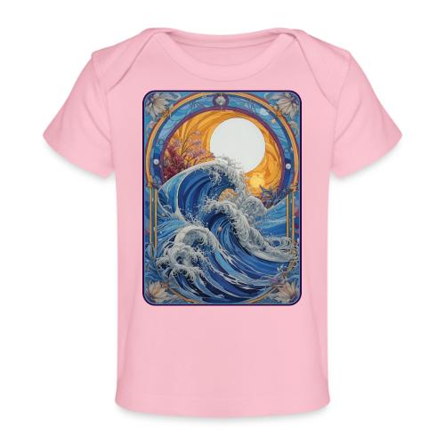Art Nouveau Wave - Baby Organic T-Shirt