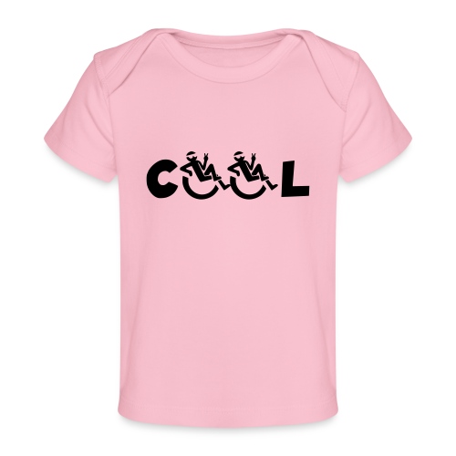 Cool in my wheelchair, chill in wheelchair, roller - Baby Organic T-Shirt