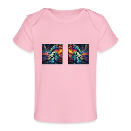 Avalon Surfs A Winged Wave - Baby Organic T-Shirt
