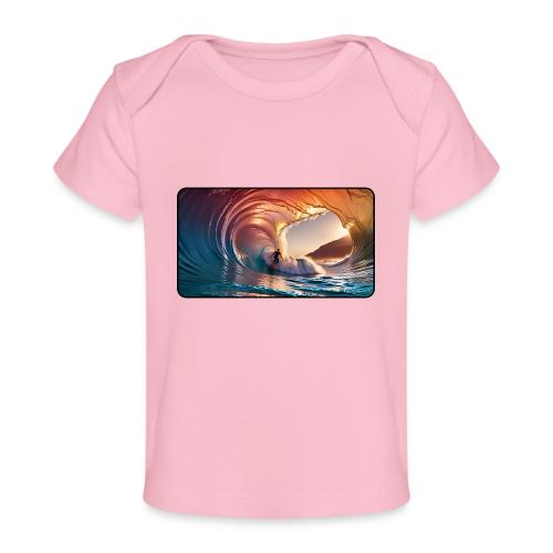 Biggest Barrel Wave - Baby Organic T-Shirt