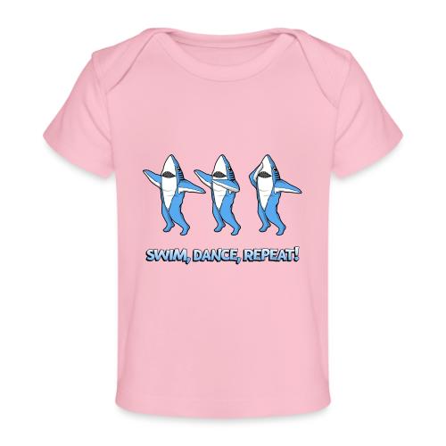 Dancing Sharks - Swim, Dance, Repeat - Baby Organic T-Shirt