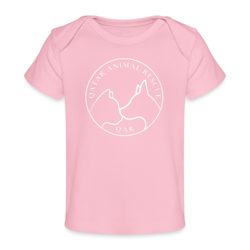 Merch with White Logo - Baby Organic T-Shirt