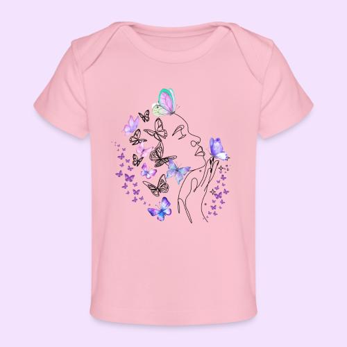 Dreamy Butterfly Goddess - Fairytale Design - Baby Organic T-Shirt