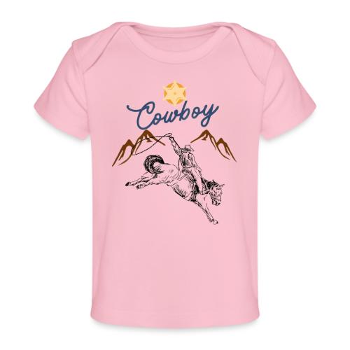 Wild West Cowboy Ride - Baby Organic T-Shirt
