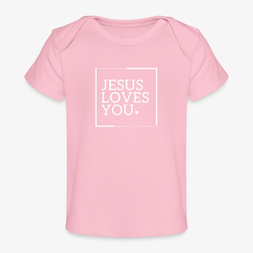 Jesus Loves You Heart- Schoolhouse Rocked Podcast - Baby Organic T-Shirt