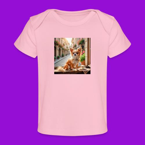 Morning coffee Chihuahua - Baby Organic T-Shirt