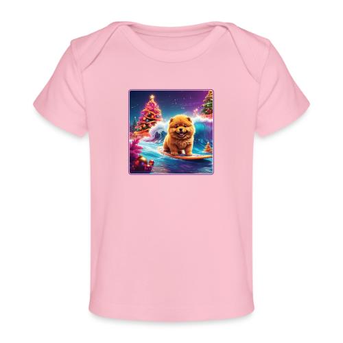 Chow Christmas Surf - Baby Organic T-Shirt