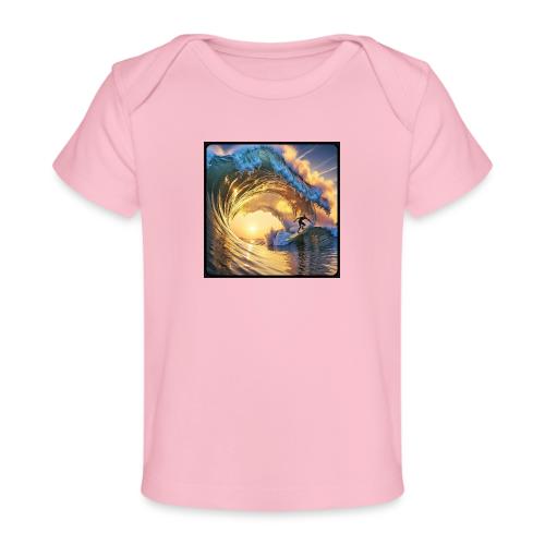 Morning Gold Full-Pipe Wave - Baby Organic T-Shirt