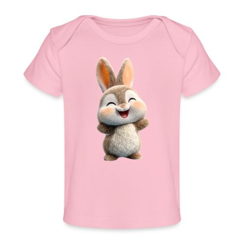 Joyful Baby Rabbit - Baby Organic T-Shirt