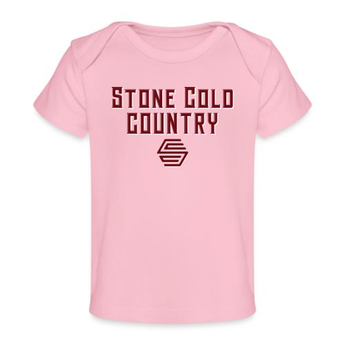 Stone Cold Country Band - Full Logo - Baby Organic T-Shirt