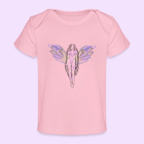 Angel Moon Goddess - Fairytale Design - Baby Organic T-Shirt