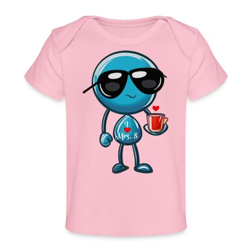 Smoon_I love Mrs S_Blue - Baby Organic T-Shirt