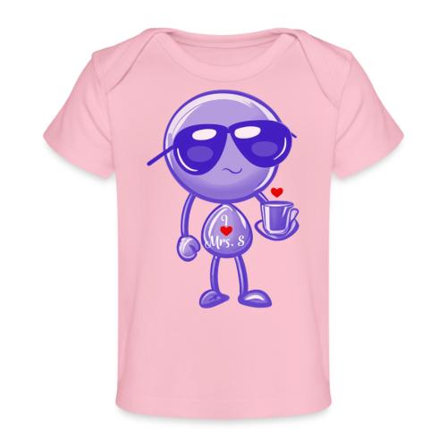 Smoon_I love Mrs S Purple - Baby Organic T-Shirt