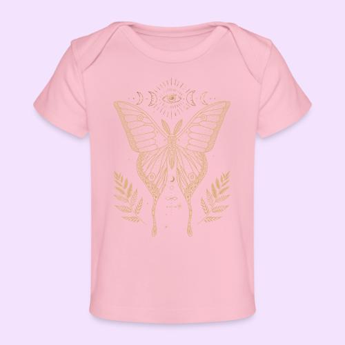 Third Eye Butterfly - Moon Cycle Design - Baby Organic T-Shirt