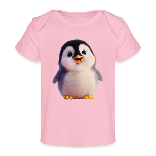 Joyful Baby Penguin - Baby Organic T-Shirt