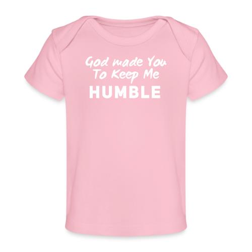 Christian humility (white) - Baby Organic T-Shirt