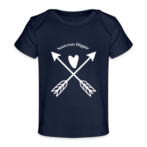 Nouveau Hippie Heart and Arrows - Baby Organic T-Shirt