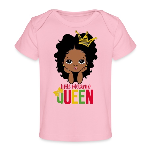 Little Melanin Queen - Baby Organic T-Shirt