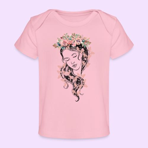 Butterfly Flower Goddess - Fairytale Design - Baby Organic T-Shirt