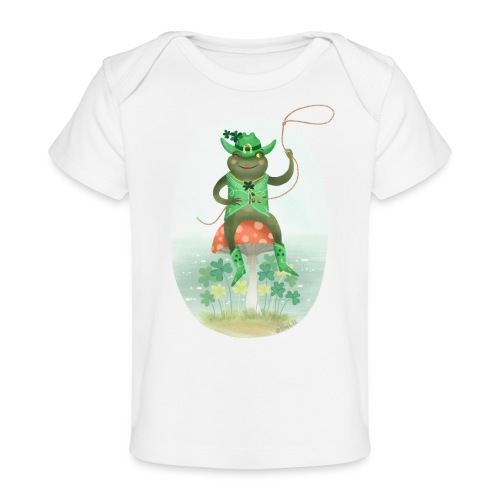 Cowboy Leprechaun Bullfrog - Baby Organic T-Shirt