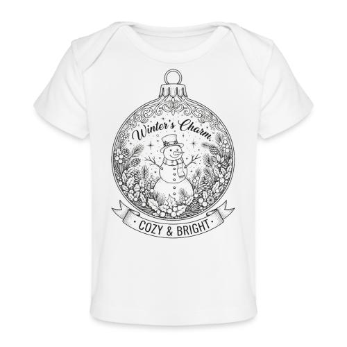 Festive Snowman T-Shirt - Baby Organic T-Shirt