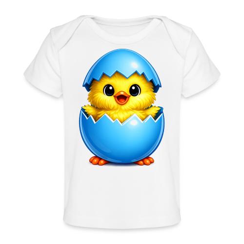 Easter Chick Blue - Baby Organic T-Shirt