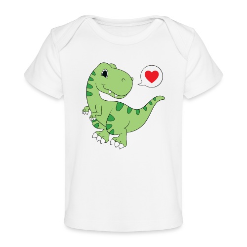 Dinosaur Love - Baby Organic T-Shirt