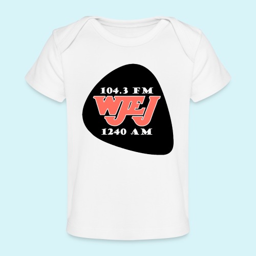 WJEJ Radio AM/FM Guitar Pic Logo - Baby Organic T-Shirt