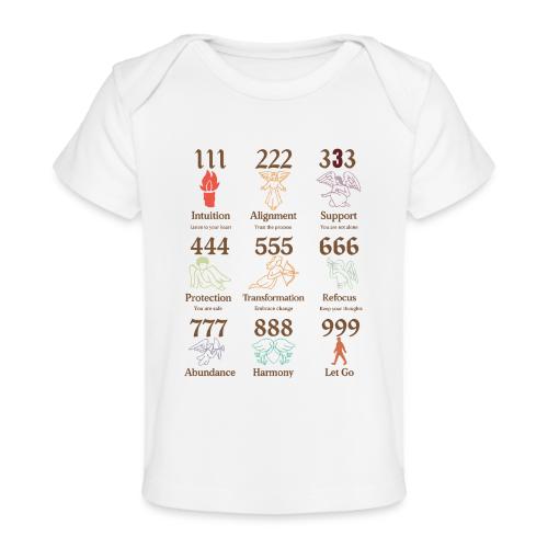 Mystic Angel Numbers Spiritual Symbols on Gildan - Baby Organic T-Shirt