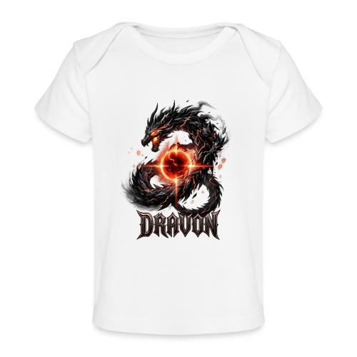 Dravon Fire Dragon Dark Fantasy Graphic T-Shirt - Baby Organic T-Shirt