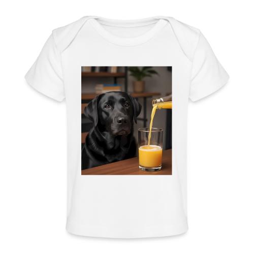 Golden Retriever Chill Juice Vibes - Baby Organic T-Shirt