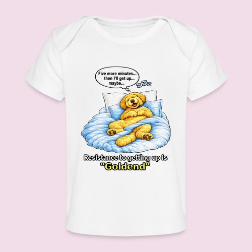 Funny Goldendoodle Sleeping design. - Baby Organic T-Shirt