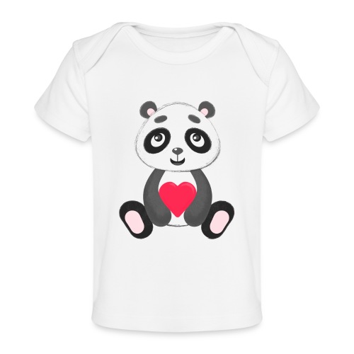Sweetheart Panda - Baby Organic T-Shirt