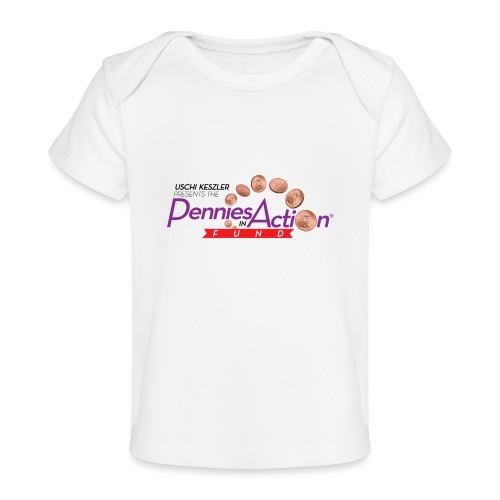 Pennies In Action Logo - Baby Organic T-Shirt