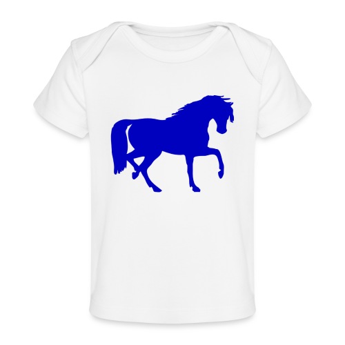 blue horse hoodie - Baby Organic T-Shirt