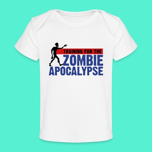 Zombie Apocalypse Gym Motivation - Baby Organic T-Shirt