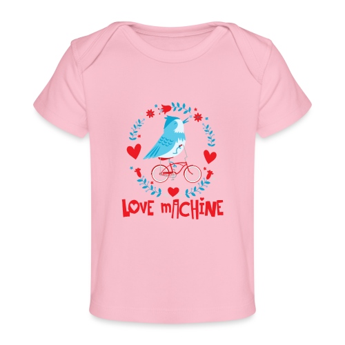 Cute Love Machine Bird - Baby Organic T-Shirt
