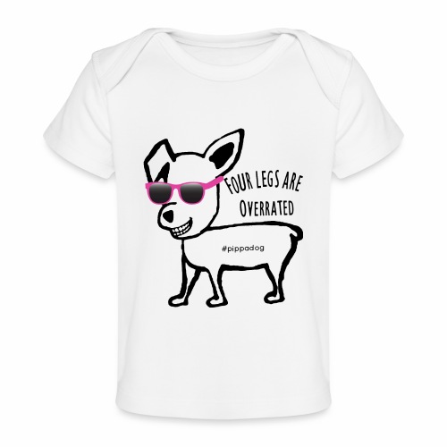 Pippa Pink Glasses - Baby Organic T-Shirt