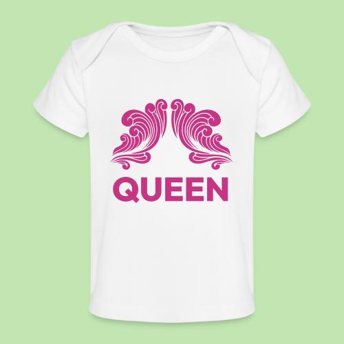 Queenlisse™ Signature Crown T-Shirt – Elegant - Baby Organic T-Shirt
