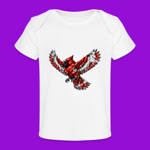 Cardinal in Flight - Baby Organic T-Shirt