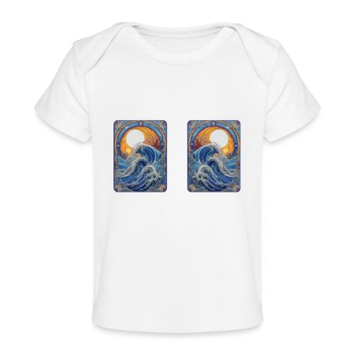 Art Nouveau Wave - Baby Organic T-Shirt