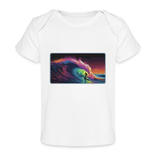 Rainbow Lava Ride - Baby Organic T-Shirt