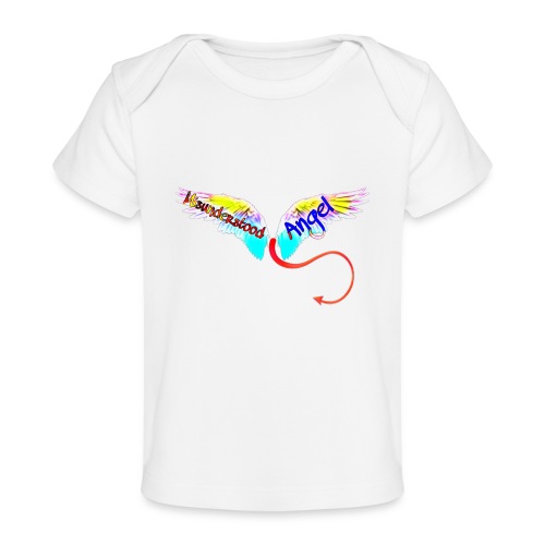 Misunderstood Angel (Angel Wings) - Baby Organic T-Shirt