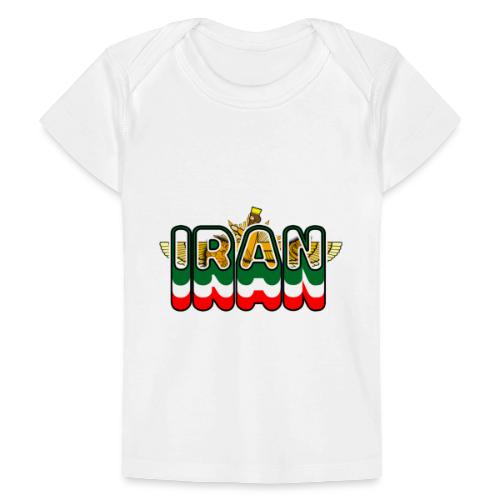 Iran Lion Sun Farvahar - Baby Organic T-Shirt