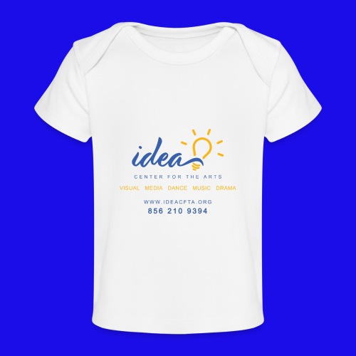 IDEA Logo, Tagline, Email & Number - Baby Organic T-Shirt